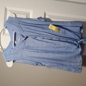 Womens blue blouse